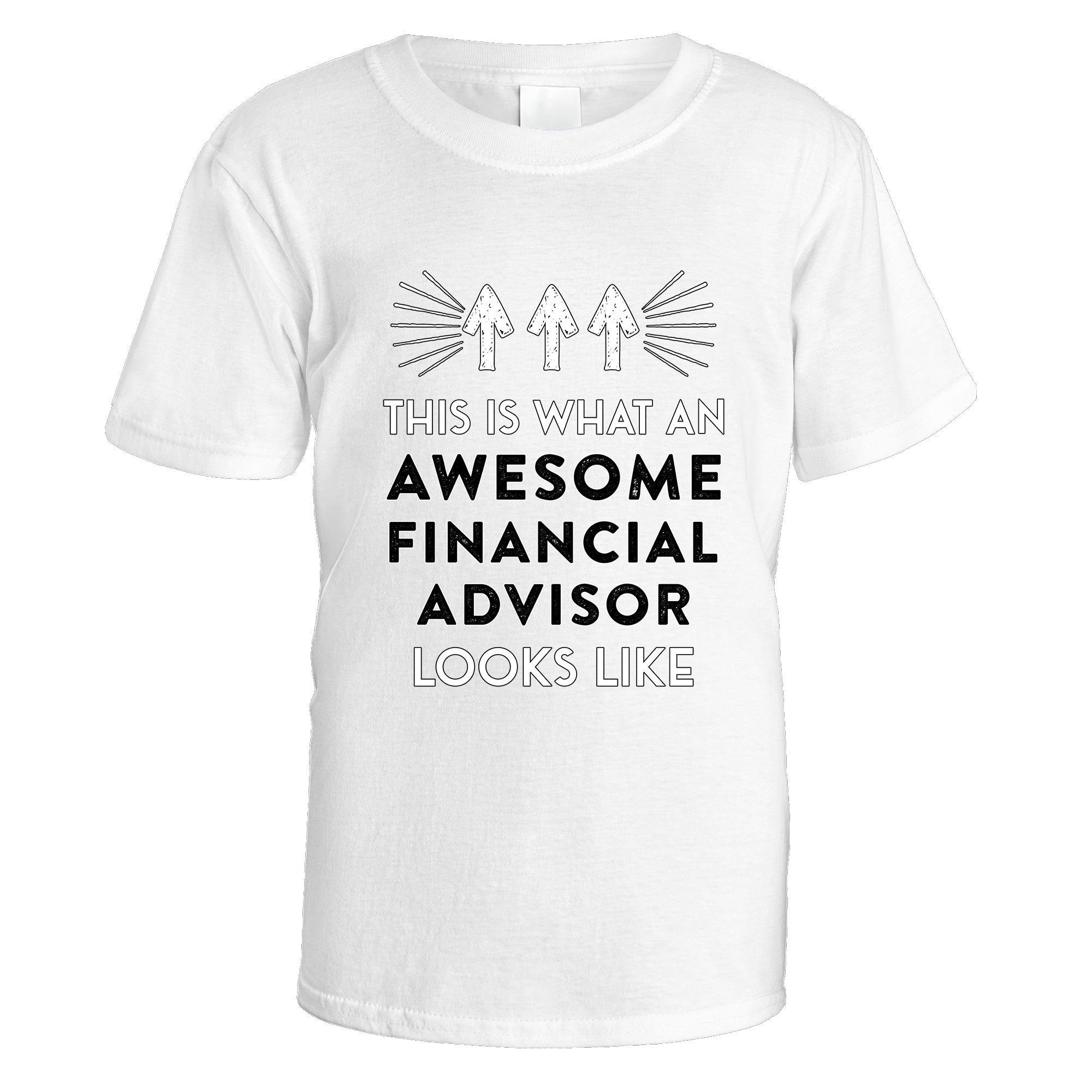 awesome-financial-advisor-t-shirt - White