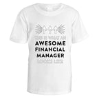 awesome-financial-manager-t-shirt - White