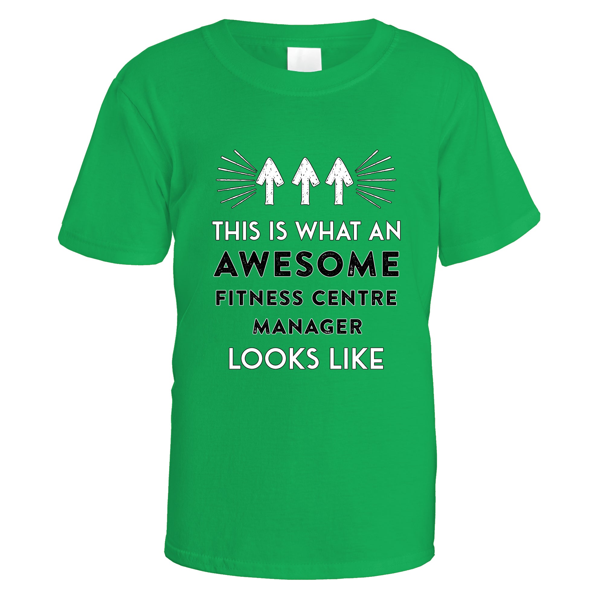 awesome-fitness-centre-manager-t-shirt - Irish Green