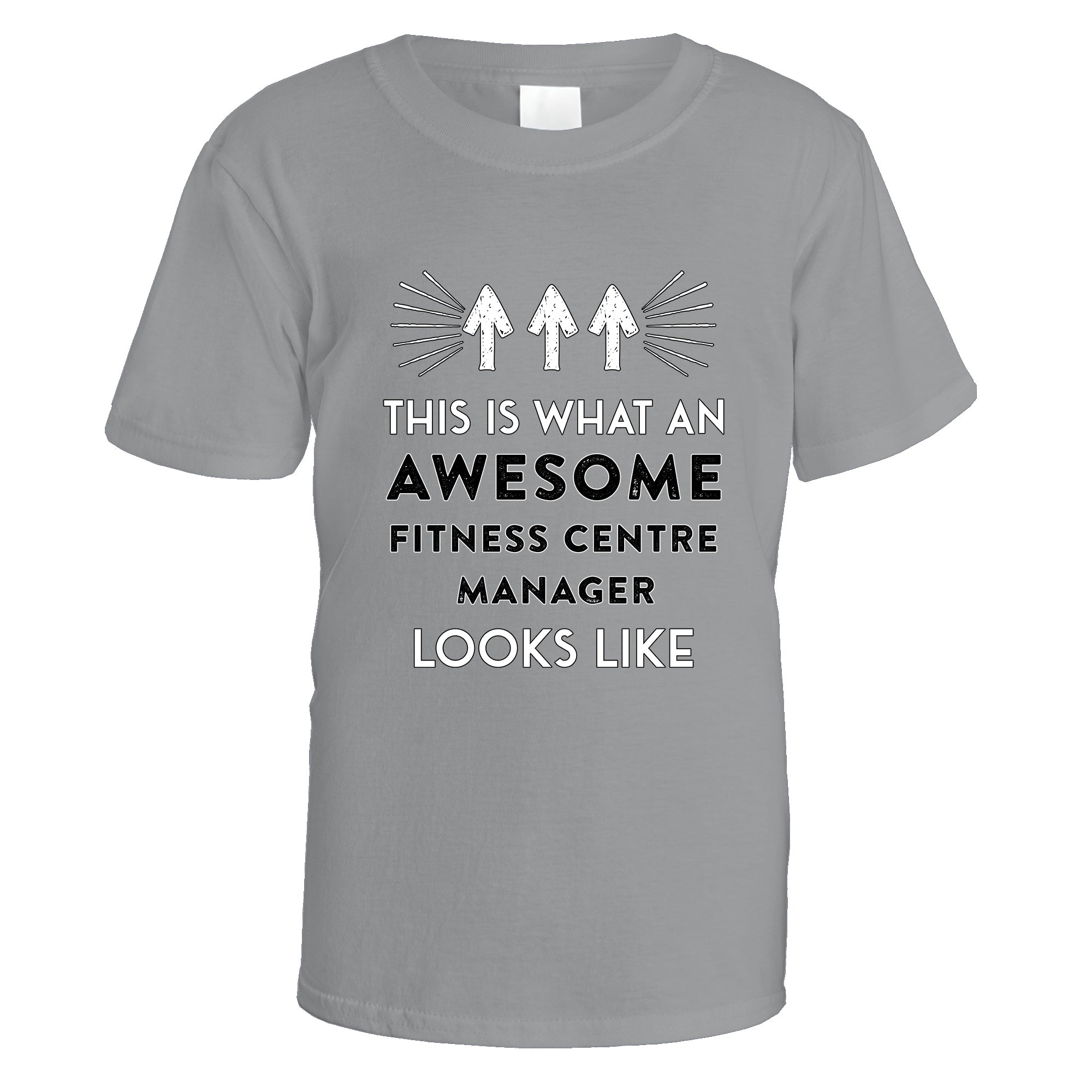 awesome-fitness-centre-manager-t-shirt - Sports Grey