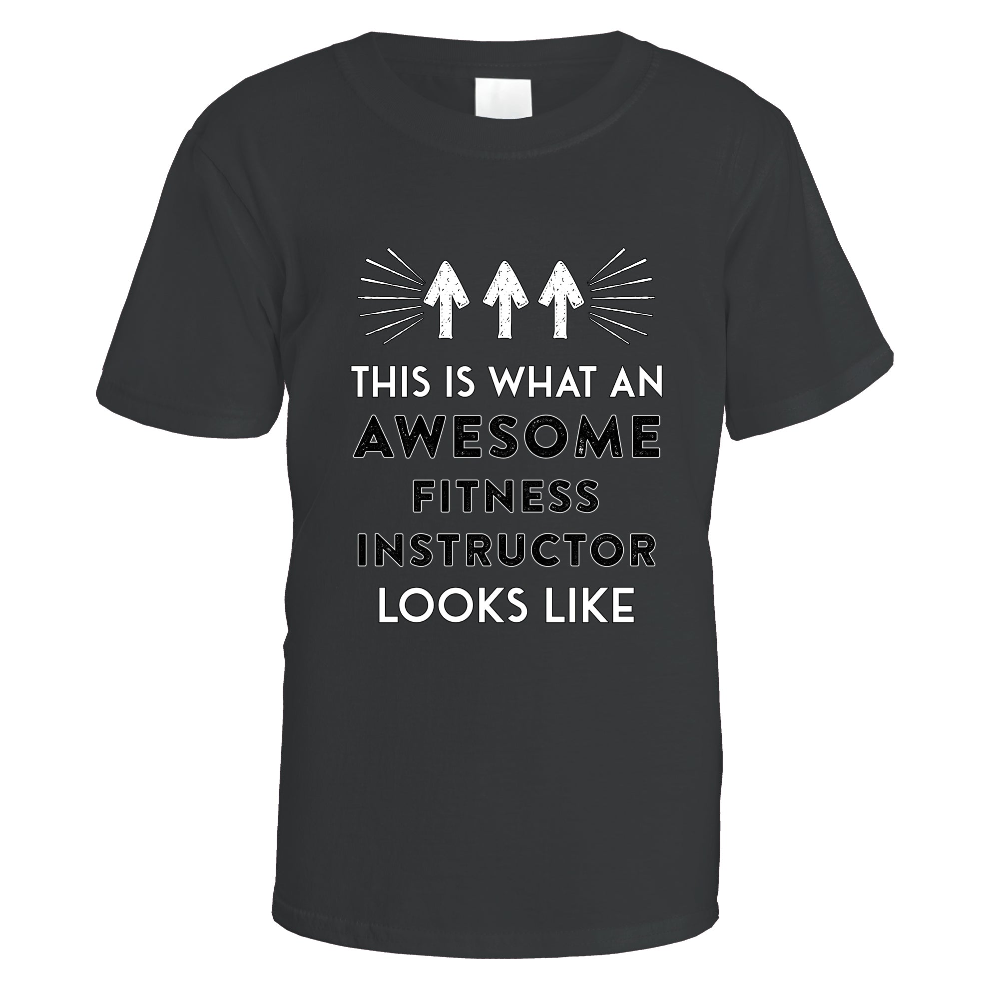 awesome-fitness-instructor-t-shirt - Black