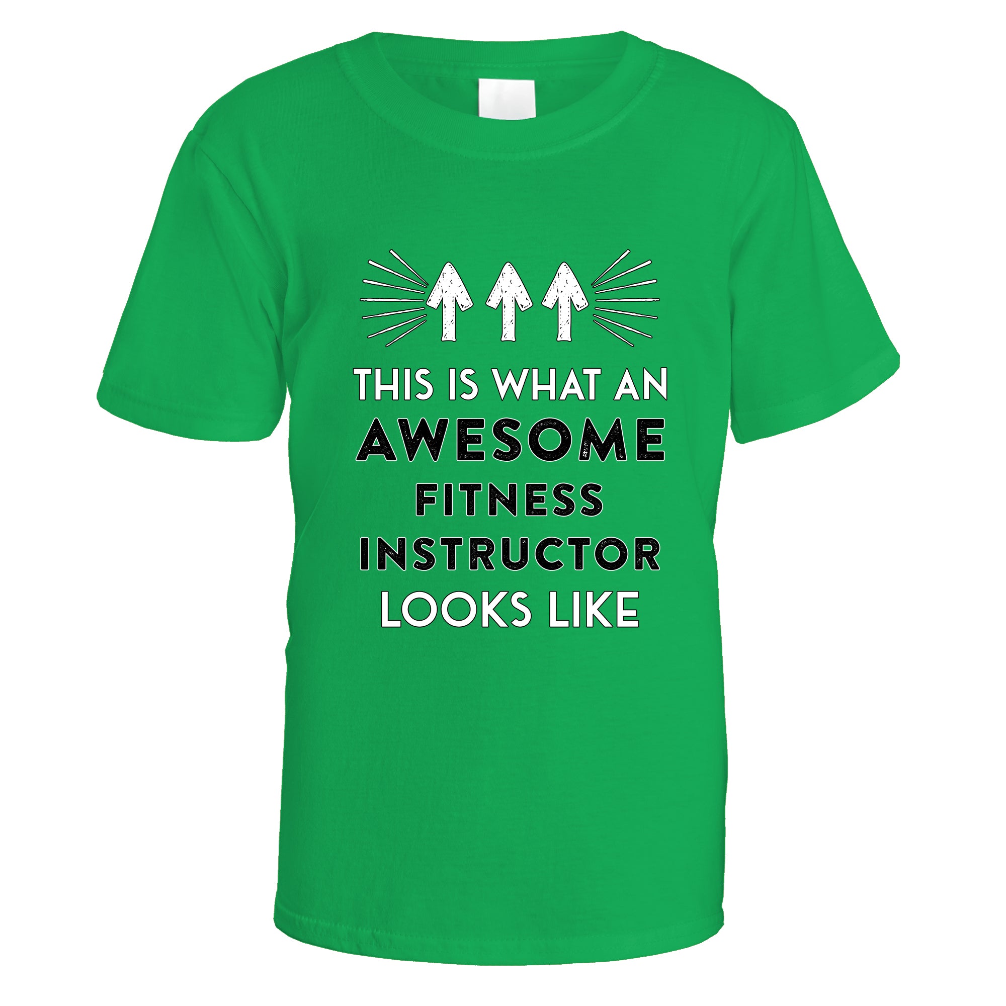 awesome-fitness-instructor-t-shirt - Irish Green