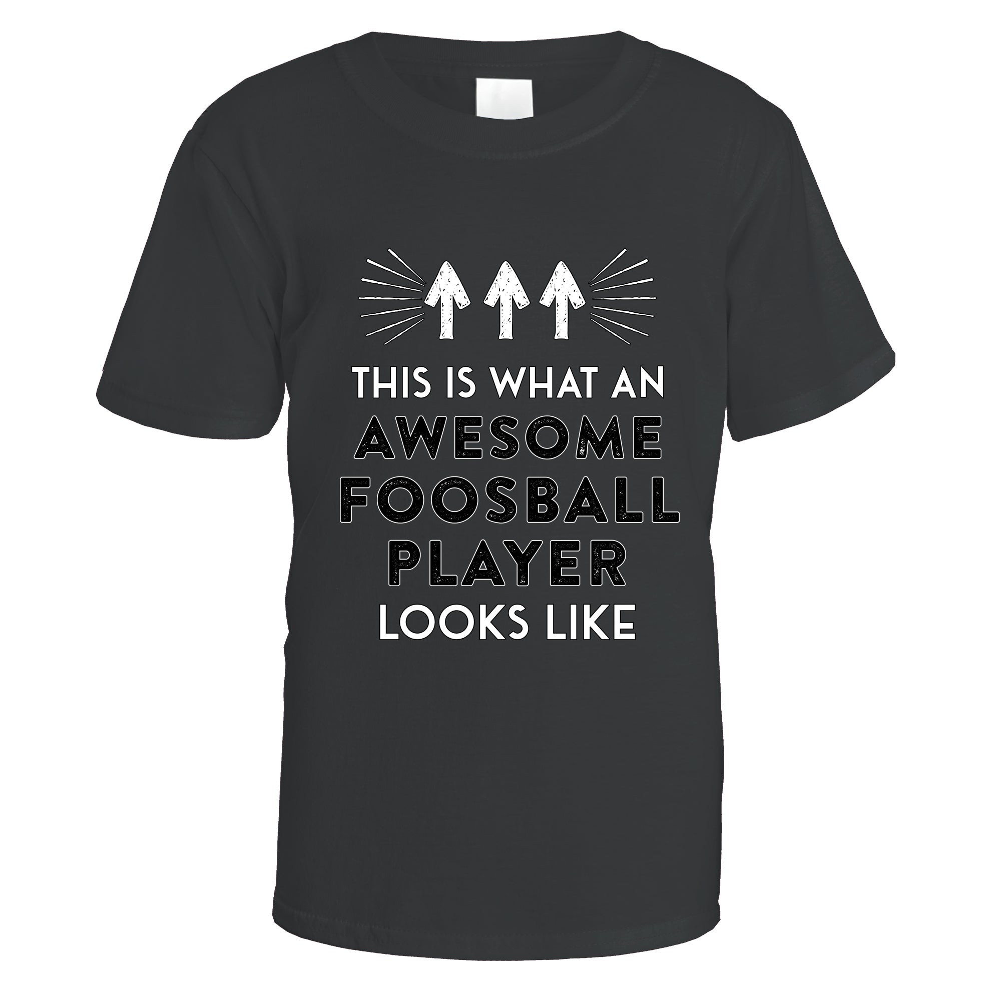 awesome-foosball-player-t-shirt - Black