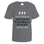 Awesome Foosball Player T-Shirt - Small / Charcoal