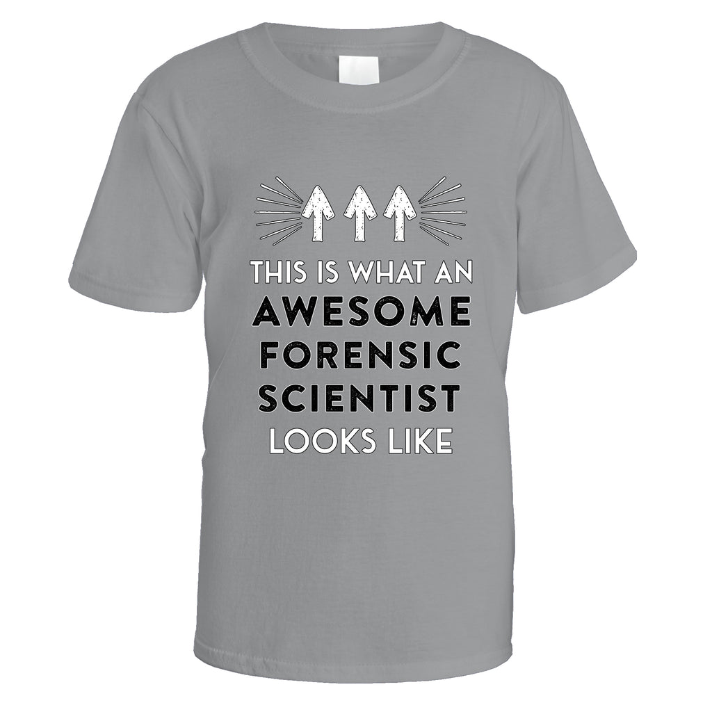 Awesome Forensic Scientist T-Shirt - Small / Sports Grey