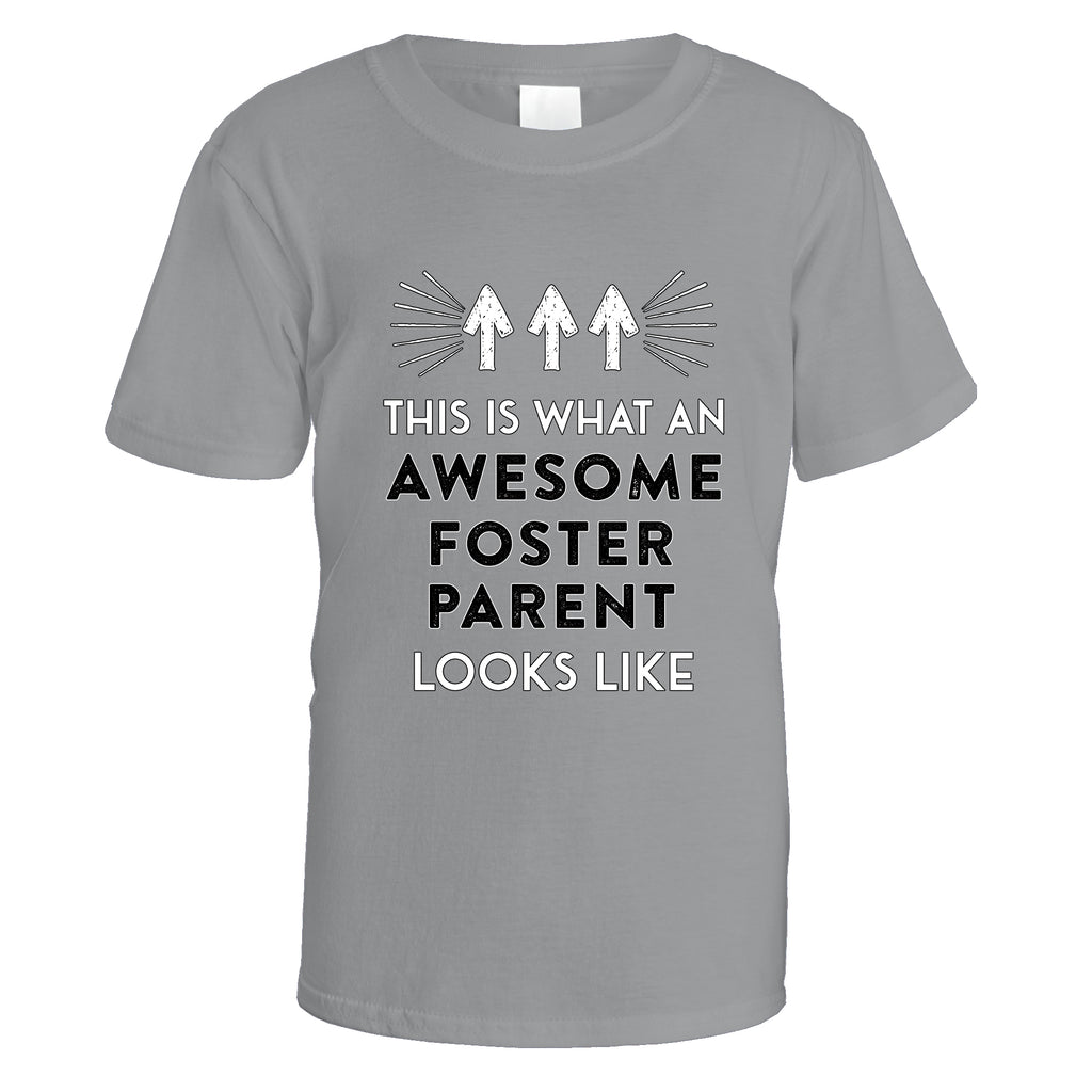 Awesome Foster Parent T-Shirt - Small / Sports Grey