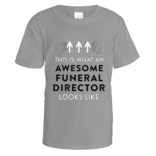 Awesome Funeral Director T-Shirt - Small / Sports Grey