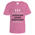 Awesome Game Designer T-Shirt - Small / Azalea