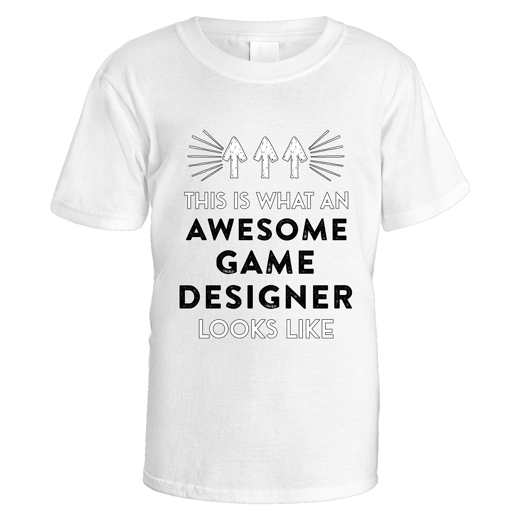 awesome-game-designer-t-shirt - White