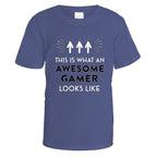 Awesome Gamer T-Shirt - Small / Purple