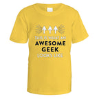 Awesome Geek T-Shirt - Small / Daisy
