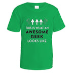 Awesome Geek T-Shirt - Small / Irish Green