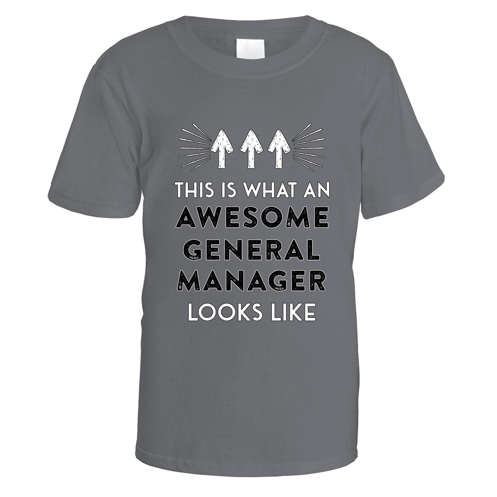 Awesome General Manager T-Shirt - Small / Charcoal