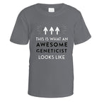 Awesome Geneticist T-Shirt - Small / Charcoal