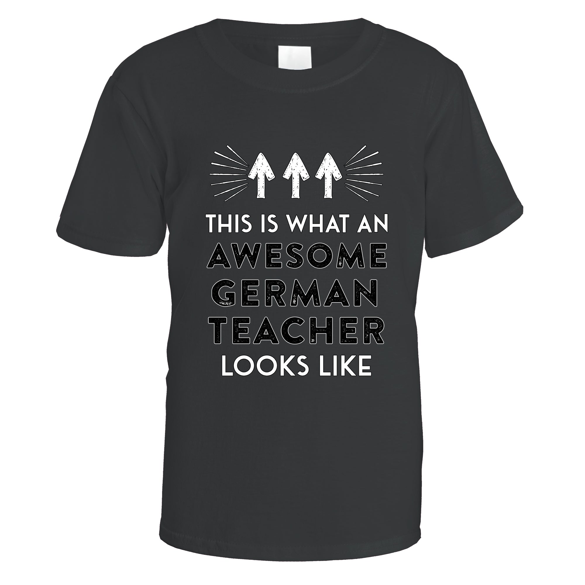 awesome-german-teacher-t-shirt - Black