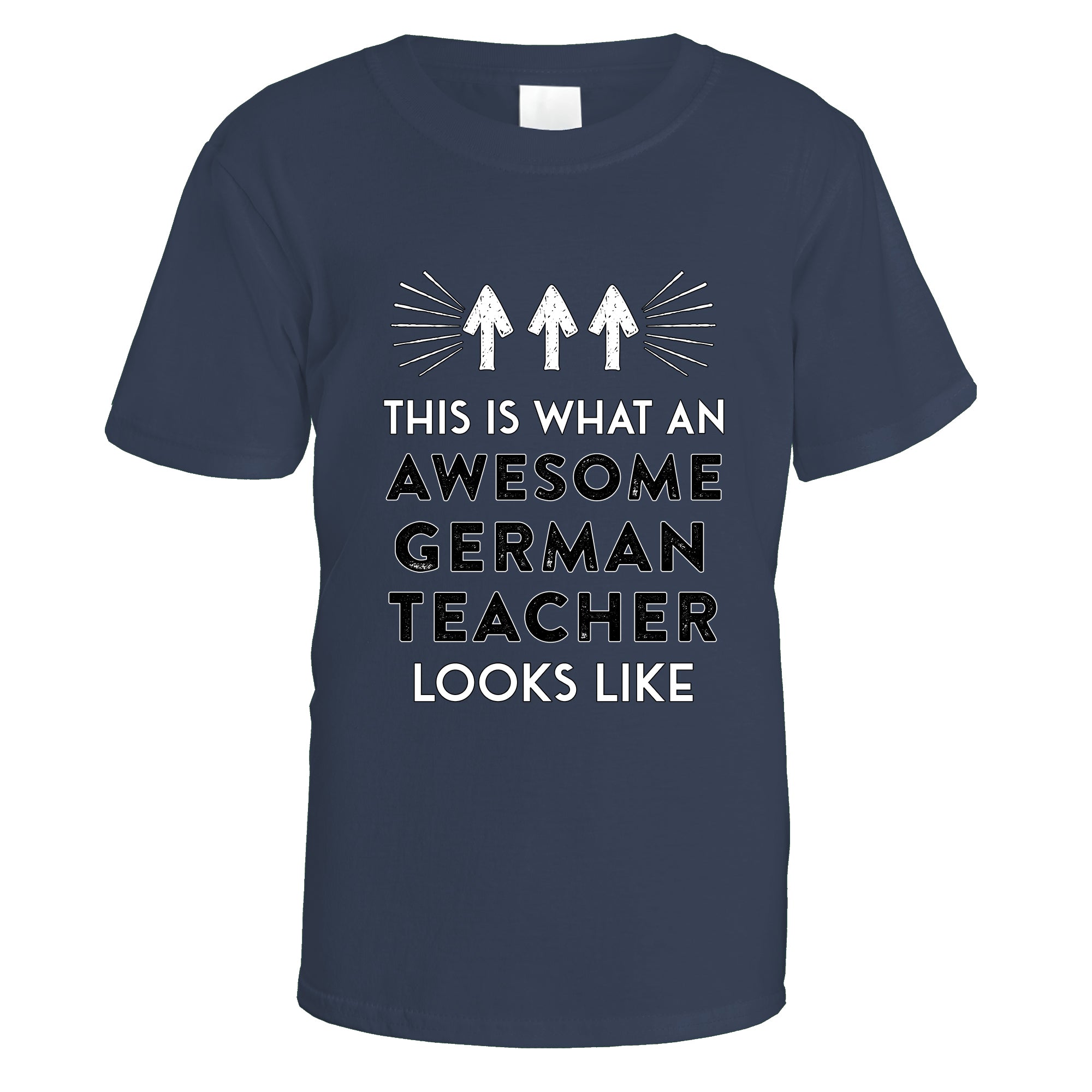 awesome-german-teacher-t-shirt - Navy