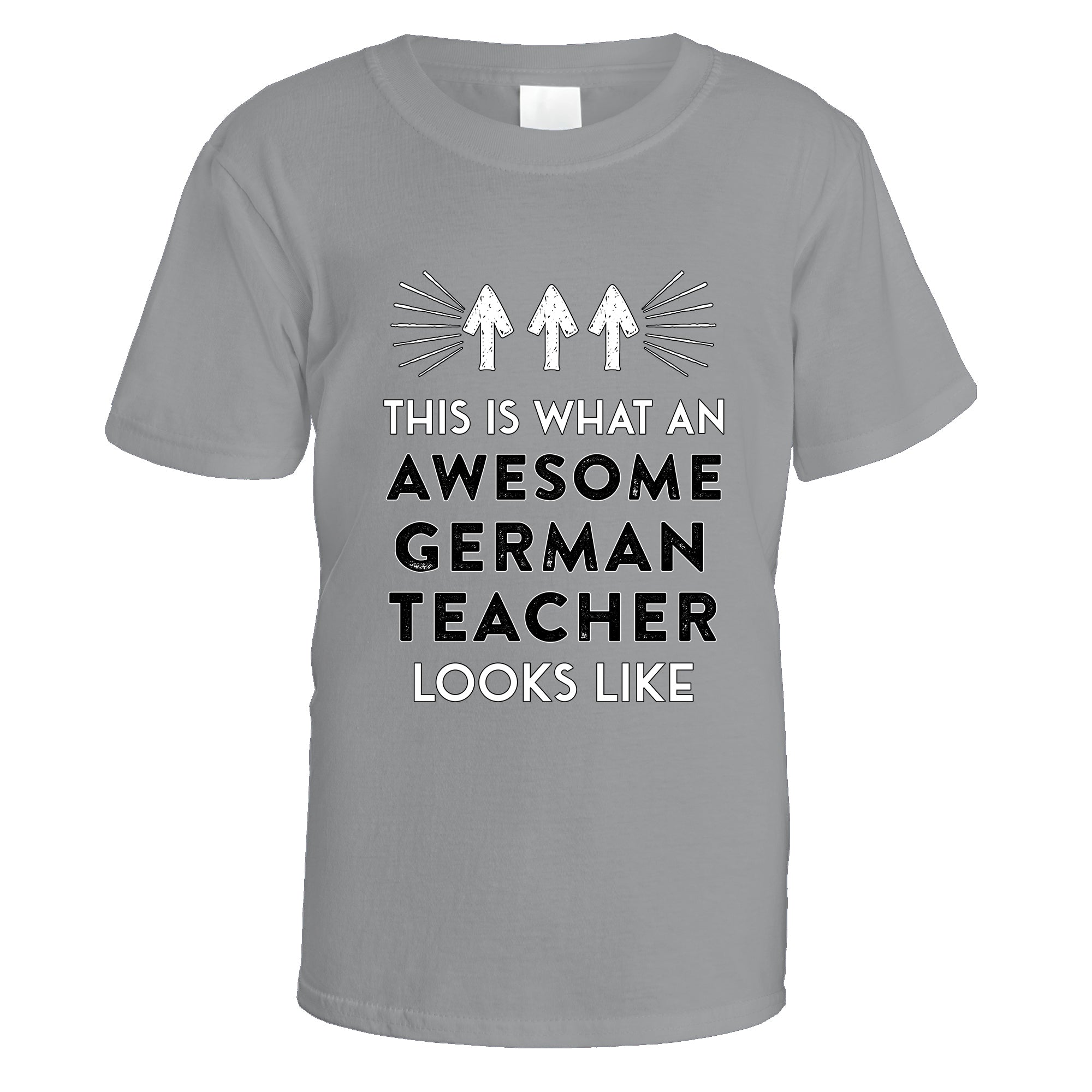 awesome-german-teacher-t-shirt - Sports Grey