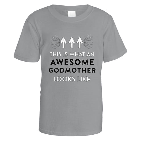 Awesome Godmother T-Shirt - Small / Sports Grey