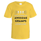 Awesome Gramps T-Shirt - Small / Daisy