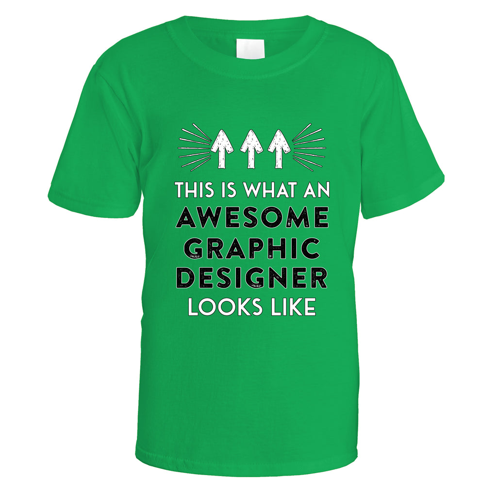 Awesome Graphic Designer T-Shirt - Small / Irish Green