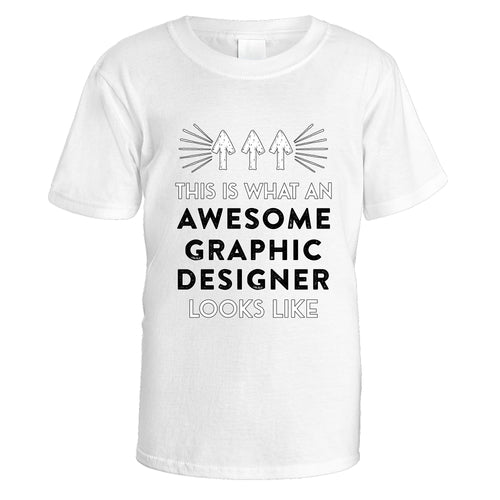 Awesome Graphic Designer T-Shirt - Medium / White