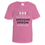 Awesome Groom T-Shirt - Small / Azalea