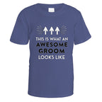 Awesome Groom T-Shirt - Small / Purple