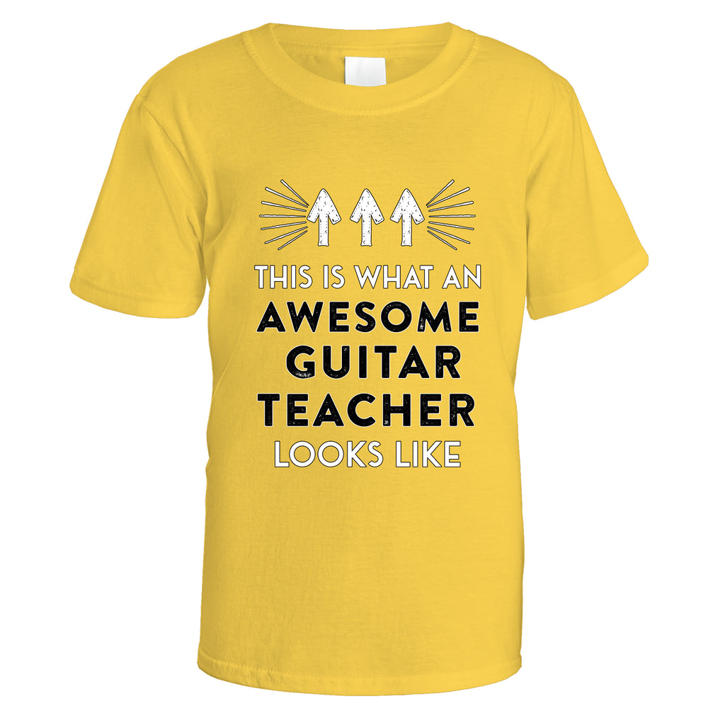 Awesome Guitar Teacher T-Shirt - Small / Daisy