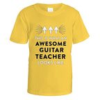 Awesome Guitar Teacher T-Shirt - Small / Daisy