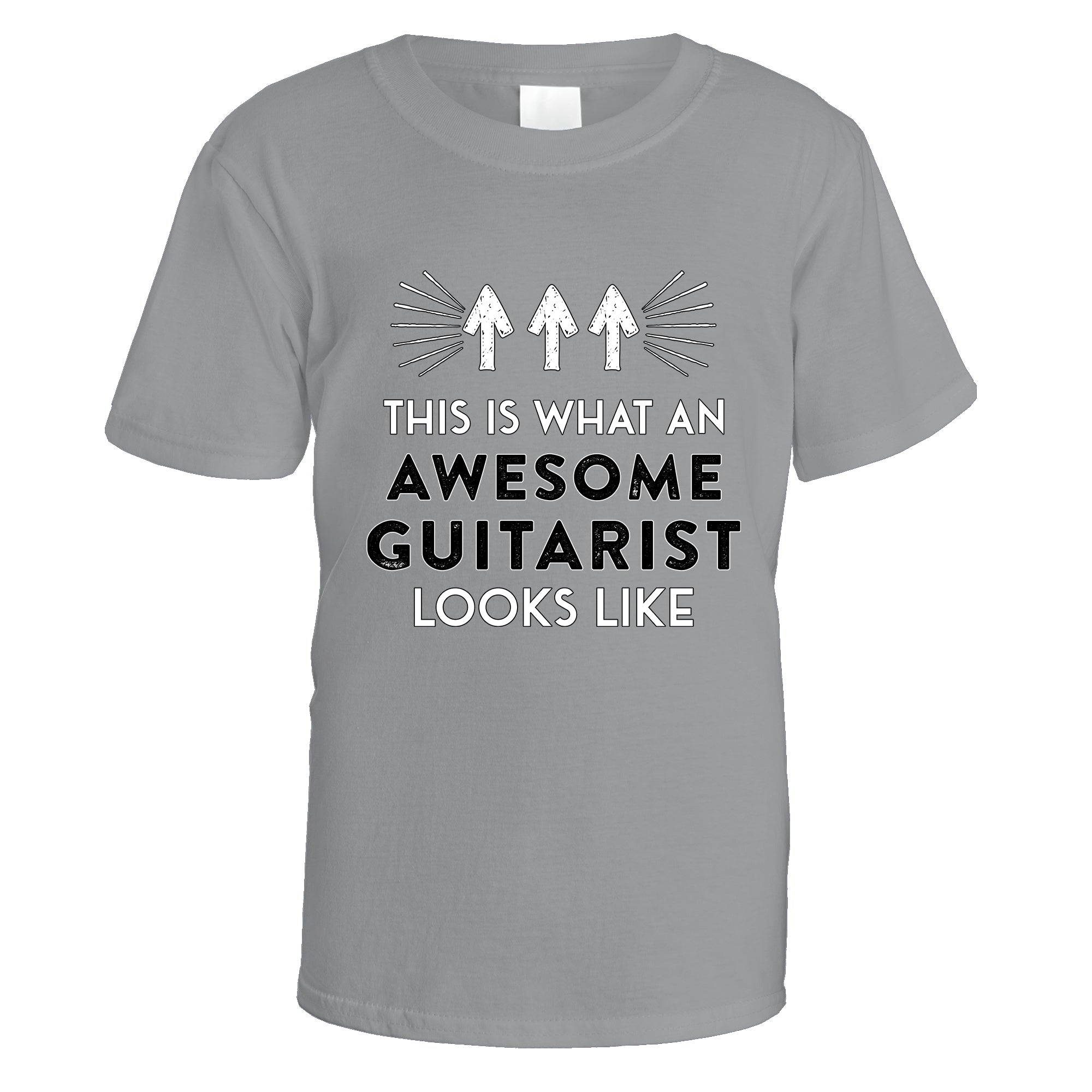 awesome-guitarist-t-shirt - Sports Grey