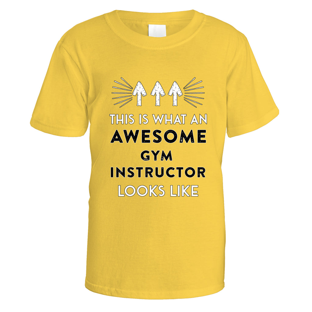 Awesome Gym Instructor T-Shirt - Small / Daisy