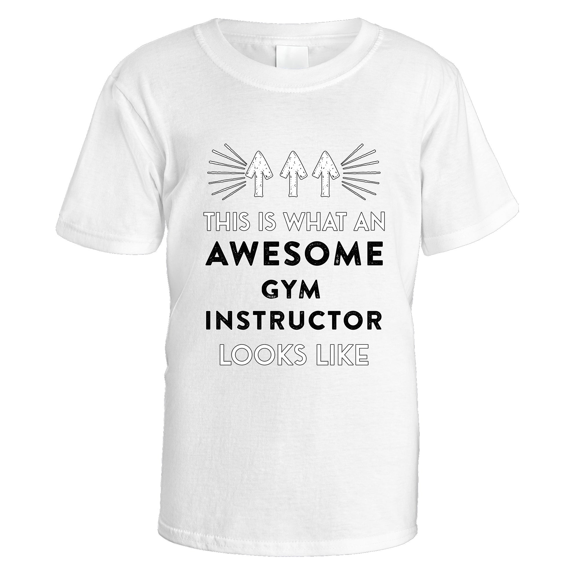 awesome-gym-instructor-t-shirt - White