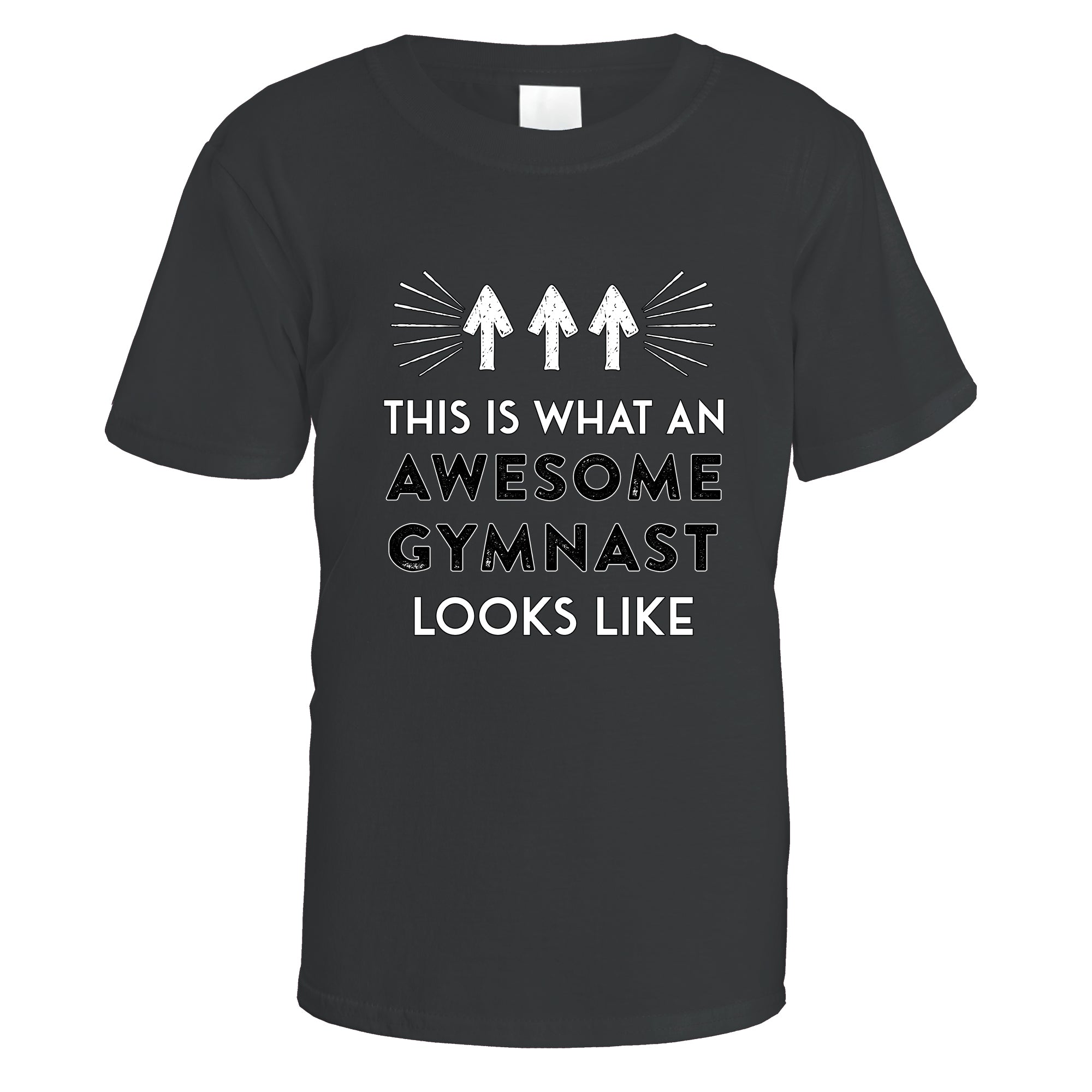 awesome-gymnast-t-shirt - Black