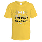 Awesome Gymnast T-Shirt - Small / Daisy