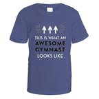 Awesome Gymnast T-Shirt - Small / Purple