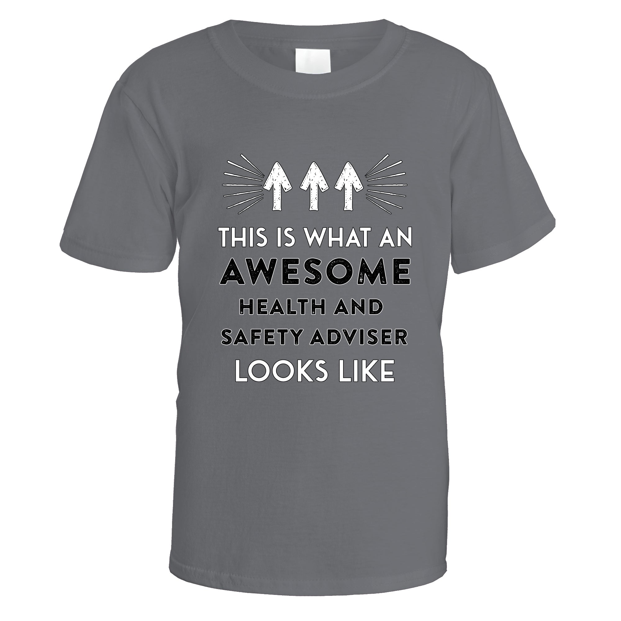 awesome-health-and-safety-adviser-t-shirt - Charcoal
