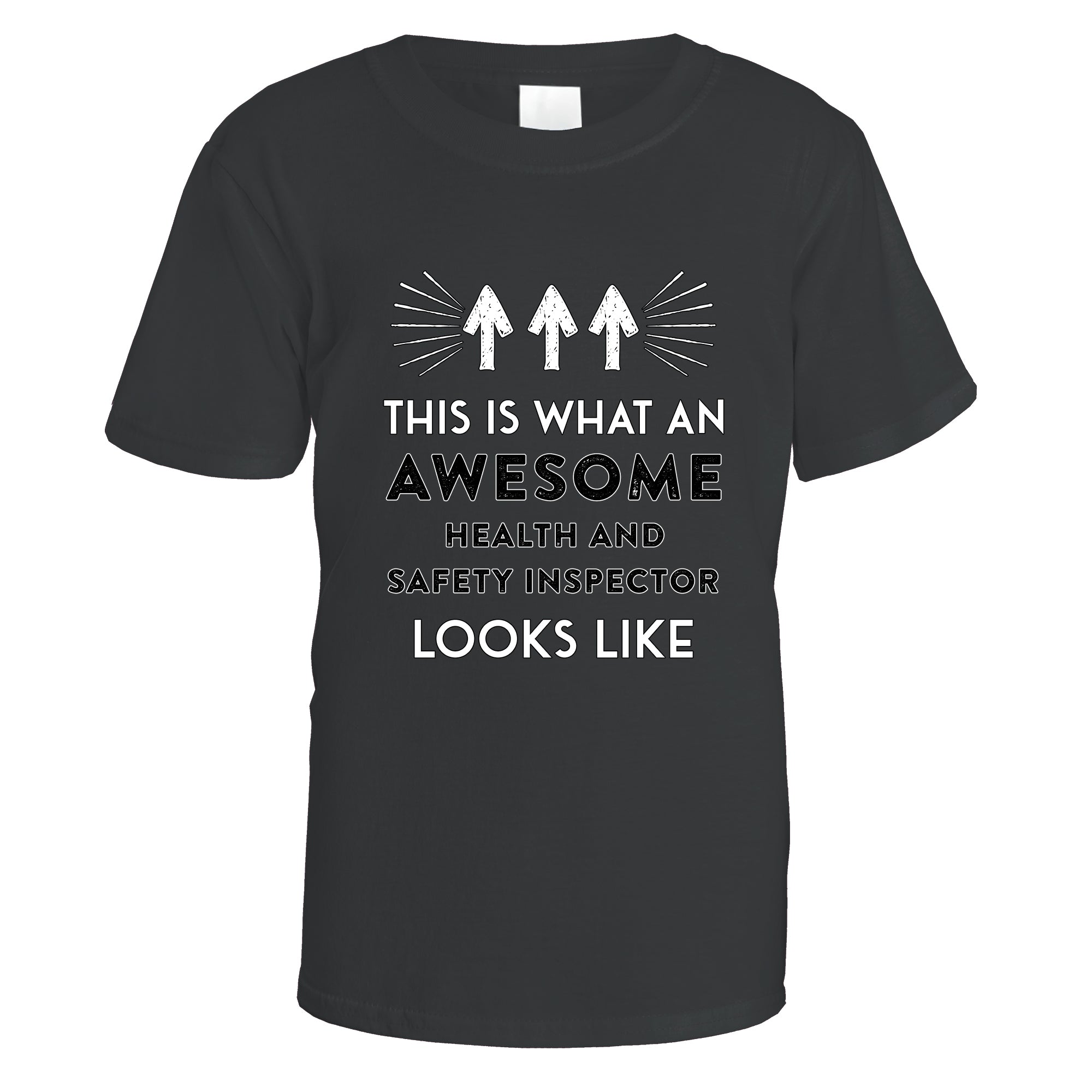 awesome-health-and-safety-inspector-t-shirt - Black