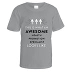 awesome-health-promotion-specialist-t-shirt - Sports Grey