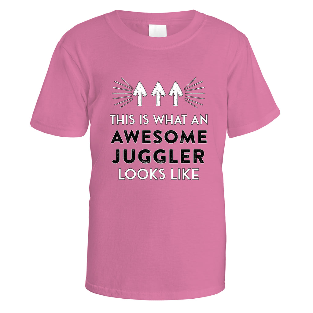 Awesome Juggler T-Shirt - Small / Azalea