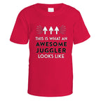 Awesome Juggler T-Shirt - Small / Red