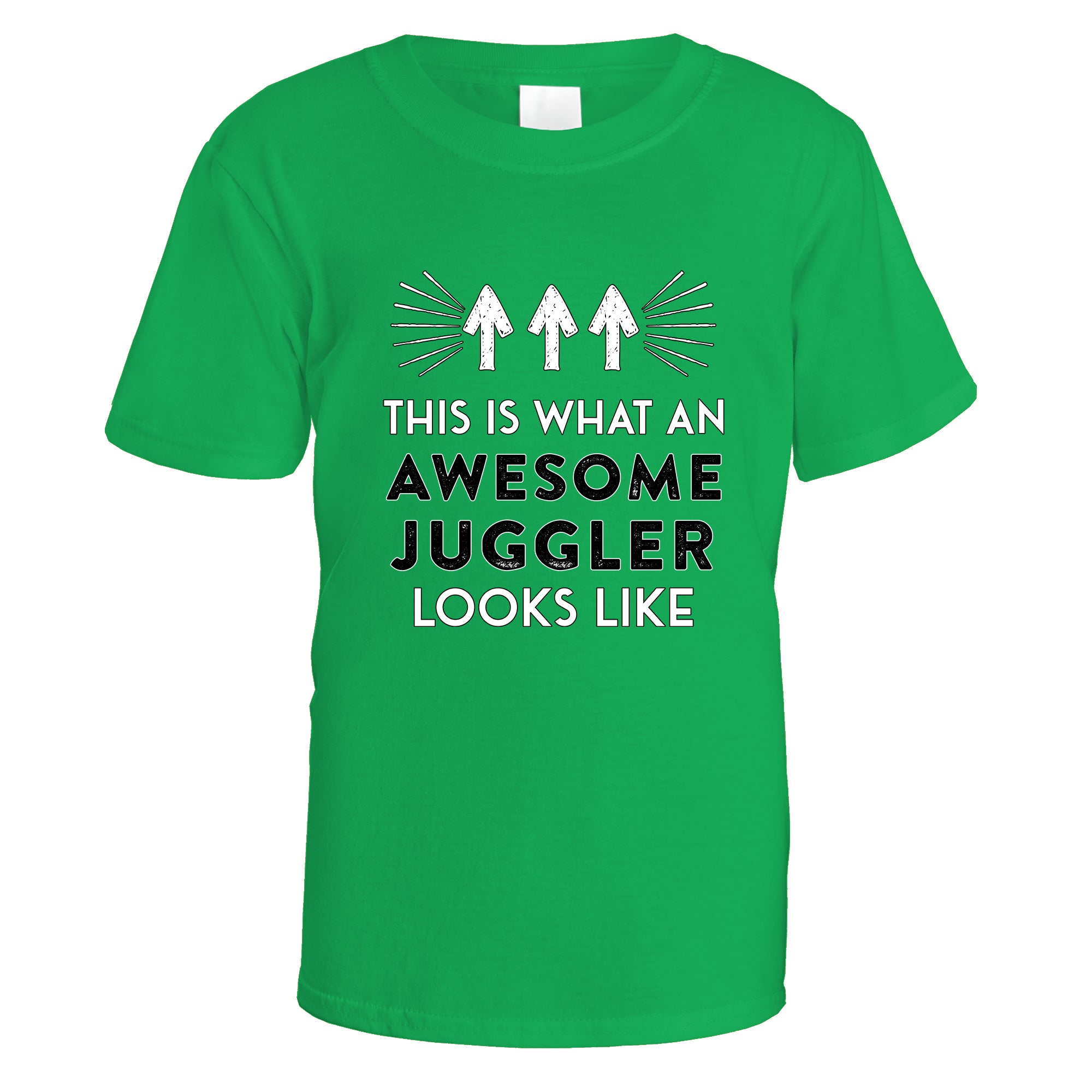 awesome-juggler-t-shirt - Irish Green