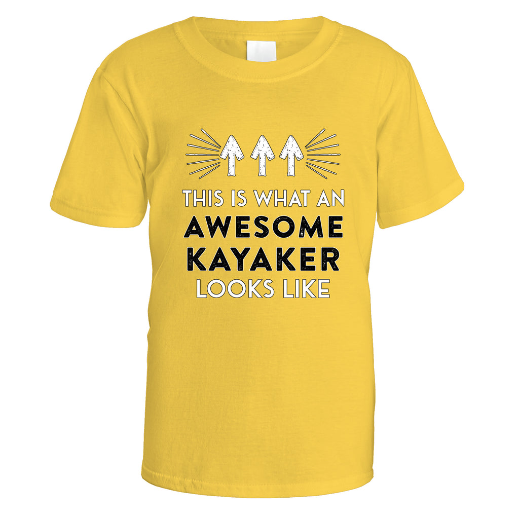 Awesome Kayaker T-Shirt - Small / Daisy