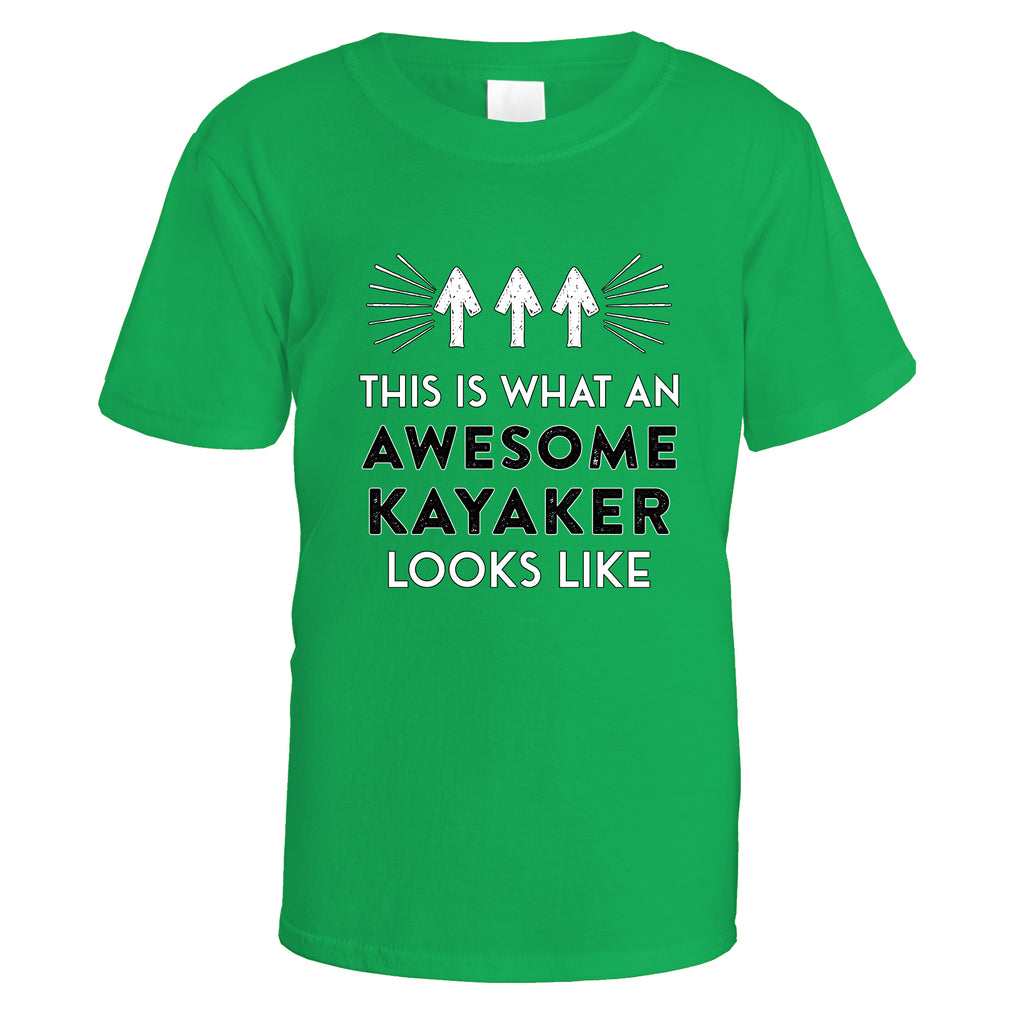 Awesome Kayaker T-Shirt - Small / Irish Green