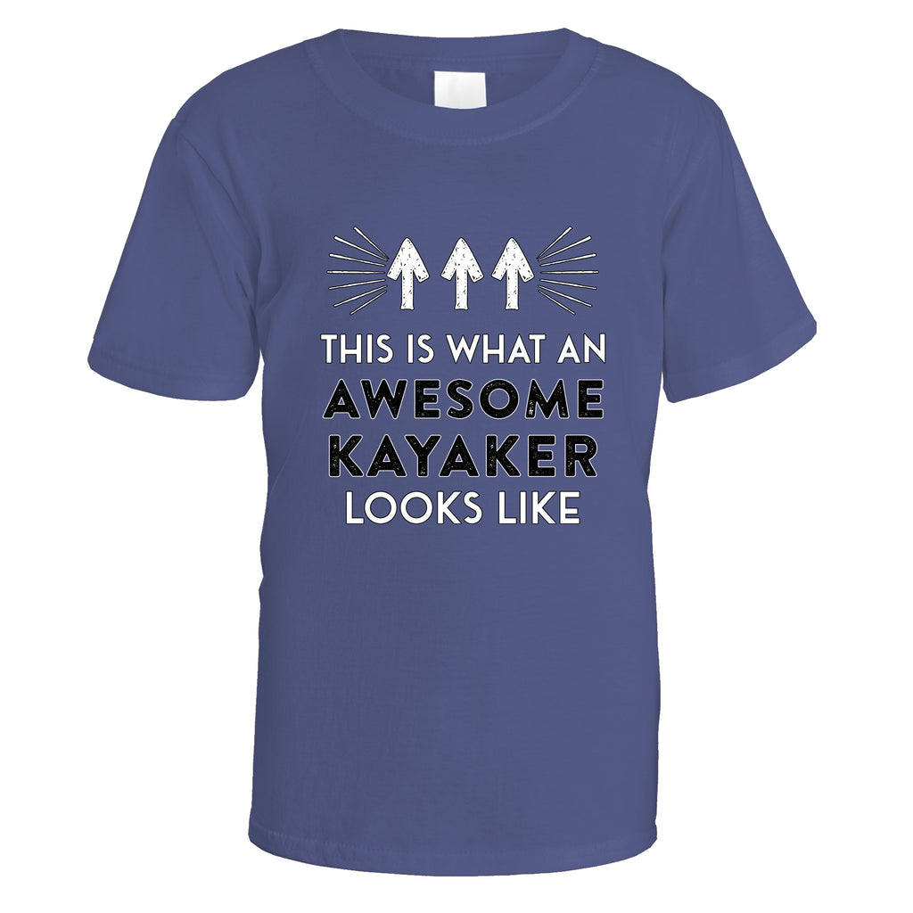 Awesome Kayaker T-Shirt - Small / Purple