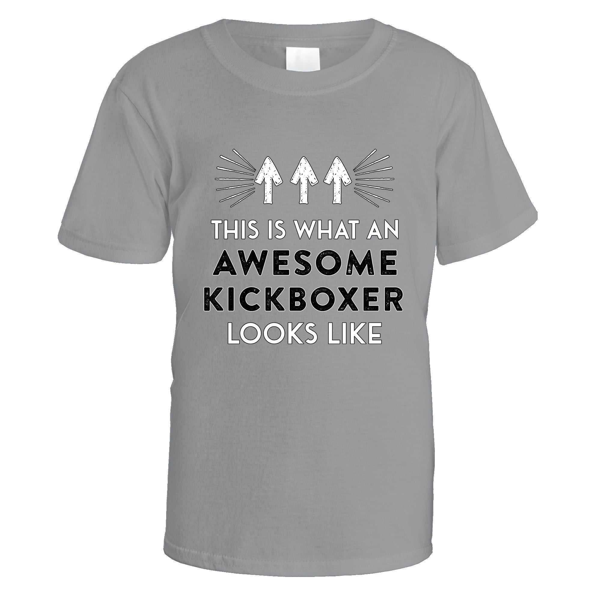 awesome-kickboxer-t-shirt - Sports Grey