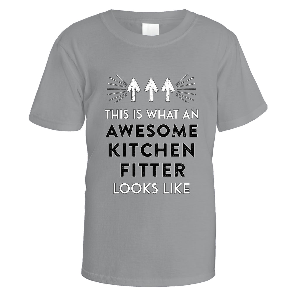 Awesome Kitchen Fitter T-Shirt - Small / Sports Grey