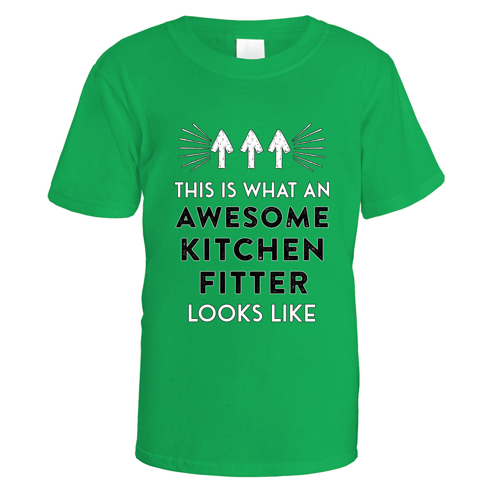 awesome-kitchen-fitter-t-shirt - Irish Green