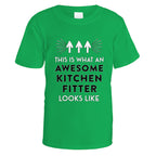 awesome-kitchen-fitter-t-shirt - Irish Green