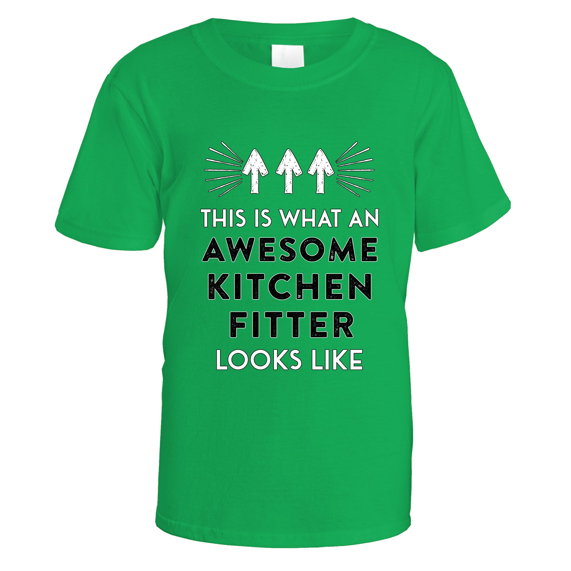 awesome-kitchen-fitter-t-shirt - Irish Green