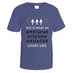 Awesome Kitchen Manager T-Shirt - Small / Purple